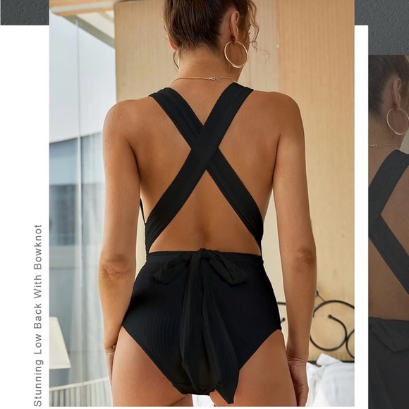 MOLYBELL One Piece Swimsuits for Women High Waisted Bathing Suit Monokini Small - Picture 5 of 11